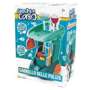 GIOCHI DI CASA - Carrello delle Pulizie con 8 accessori