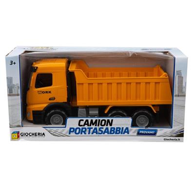 FAST WHEELS - Camion Portasabbia con Cassone Ribaltabile