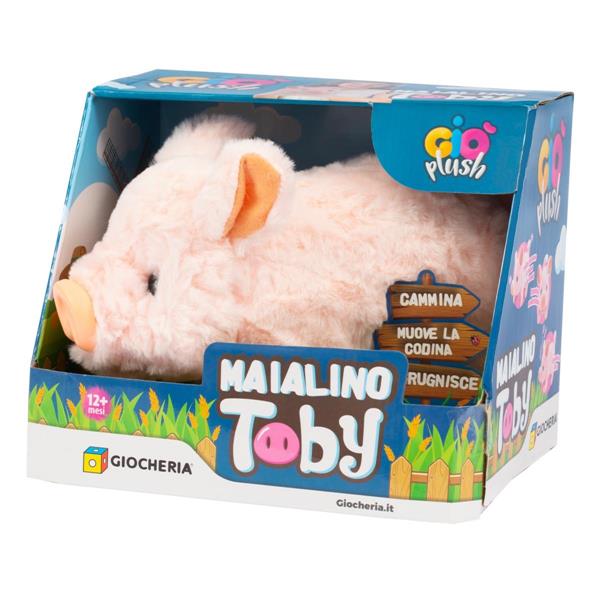 GIO' PLUSH - Maialino Toby con Verso