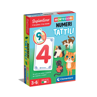 SAPIENTINO MONTESSORI - CARTE NUMERI TATTILI.