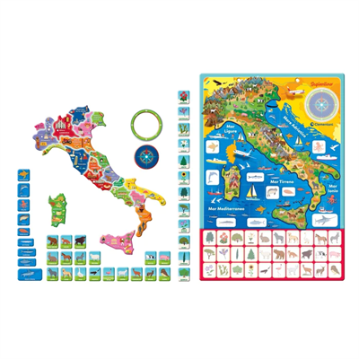 Geo Puzzle Magnetico Italia Educ games