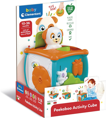 Peek-a-boo Activity Cube Baby Clementoni