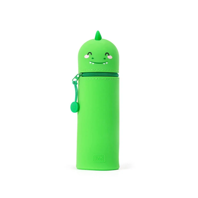 2 IN 1 SILICONE PENCIL CASE KAWAII DINO-