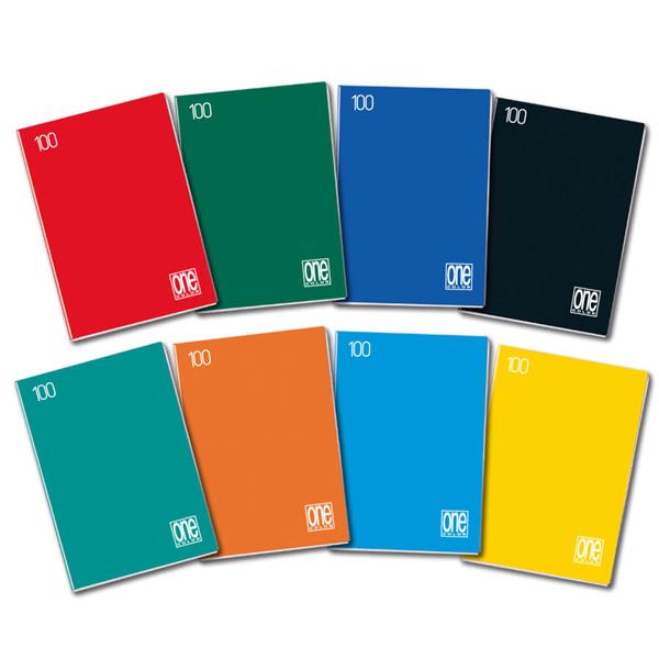 ONE COLOR MAXI QUADERNO 100gr 10 MM QUADRETTONI/