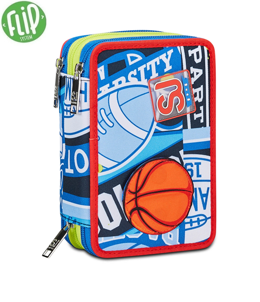 Astuccio 3 Zip Sj Gang Realbasket..