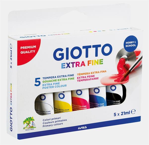 Giotto Tempera Astuccio 5 Tubi 21Ml