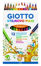 Pastelli Giotto Stilnovo Maxi 12Pz