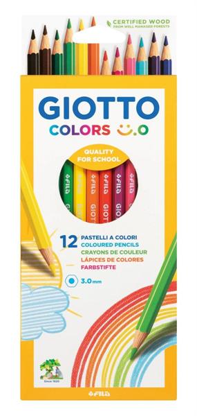 Pastelli Giotto Colors 12Pz