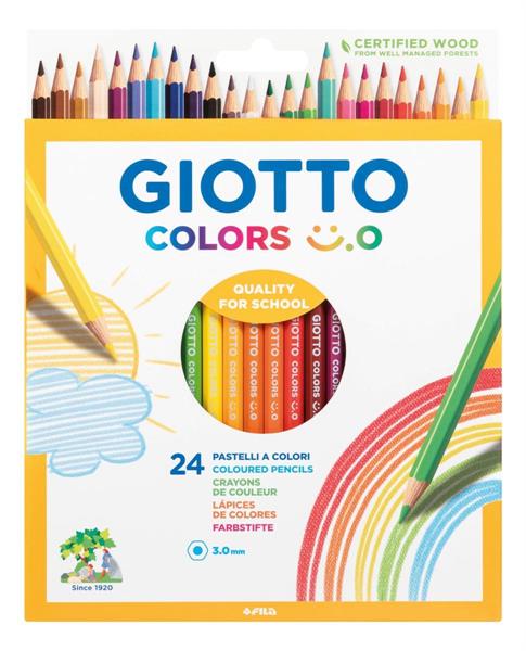 Pastelli Giotto Colors 24Pz