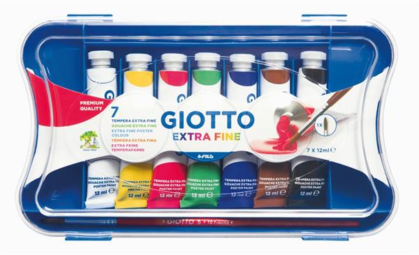 Scat 7 Tubi Tempera Giotto 12Ml