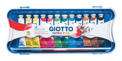 Scat 12 Tubi Tempera Giotto 12Ml