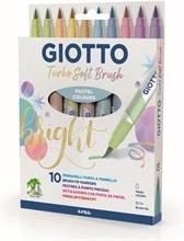 Giotto Turbo Soft Brush Pastel 10Pz