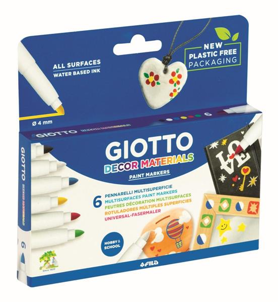 Astuccio 6 Giotto Decor Materials