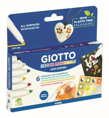 Astuccio 6 Giotto Decor Materials