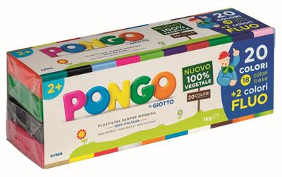 Pongo 1Kg 20 Colori Assortiti