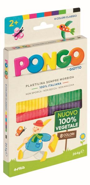 Pongo 264Gr 8 Colori Assortiti