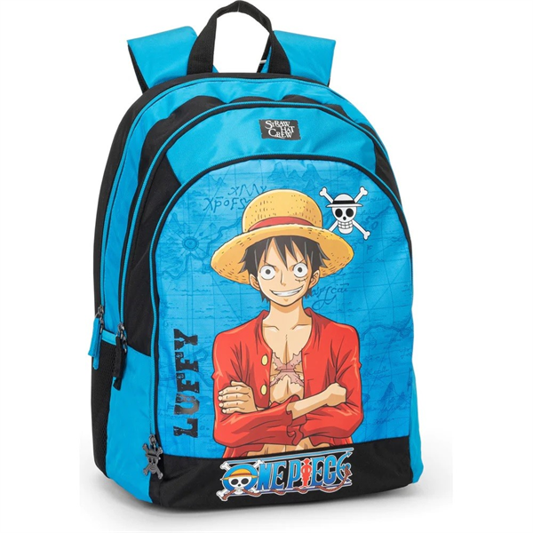 ZAINO SCUOLA ORGANIZZATO ONE PIECE..