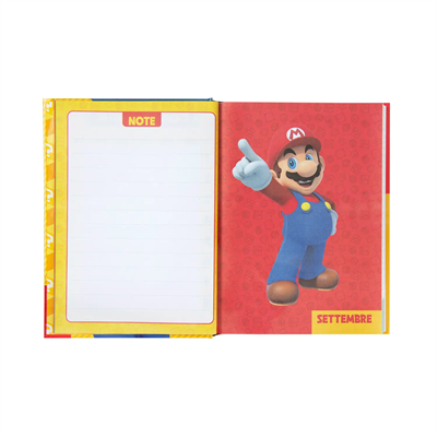 DIARIO 12MM STD BLU SUPERMARIO..