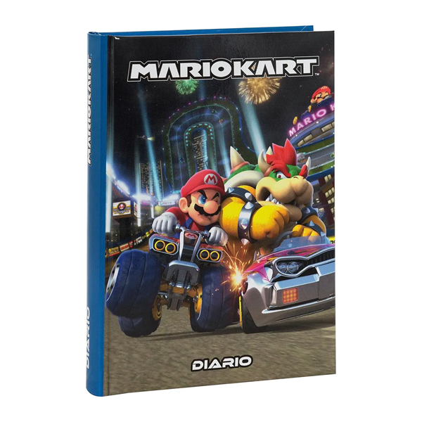 DIARIO 12MM STD BLU MARIOKART..