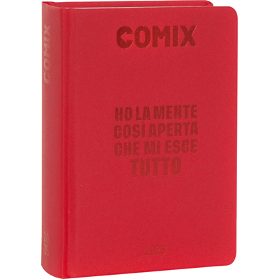 Agenda Comix 16M Mini Deep Red..