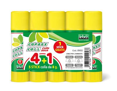 Colla Stick 8Gr Conf. Risparmio 4+1