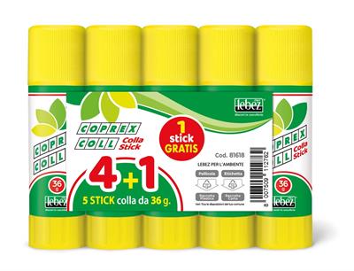 Colla Stick 36Gr. Conf. Risparmio 4+1