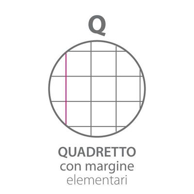 Quaderno Maxi Pm Monocromo Q (Quadri Senza Margine)