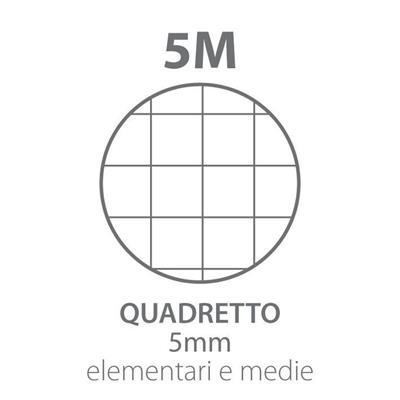 Quaderno Maxi Pm Monocromo  5Mm (Quadri Senza Margine)