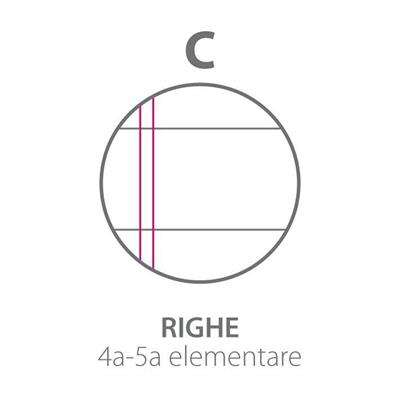 Quaderno Maxi Monocromo Pastel Alta Fogliazione 50Ff C (Rigo Con