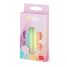 Set of 6 mini gel pens - spring is in the air - pastel colours